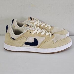 Nike SB Alleyoop Club Gold/ Midnight Navy Dunk Low Sneakers Size:Men's 8
